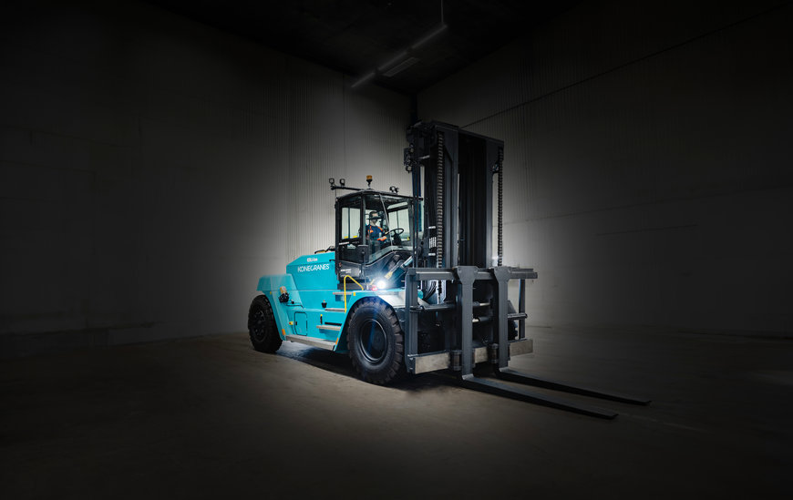 The Konecranes E-VER electric forklift just got bigger